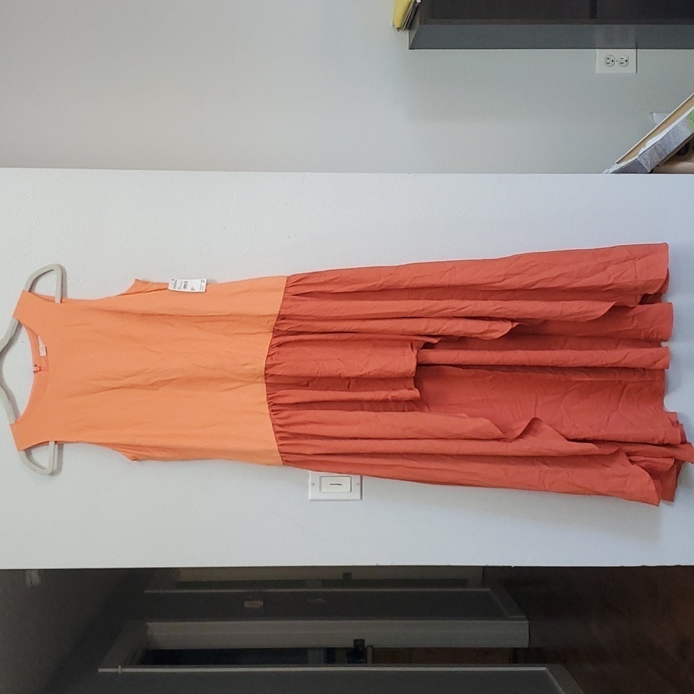 Hutch Liz High Low 10802 Apricot Maxi Dress